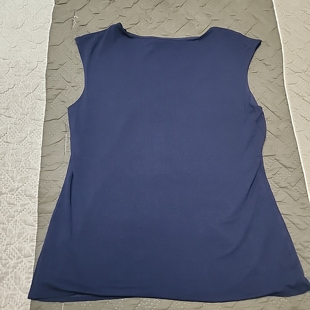 White House Black Market XL Large Navy‎ Tank Lined Hardware Party Sexy Going Out - Picture 14 of 15